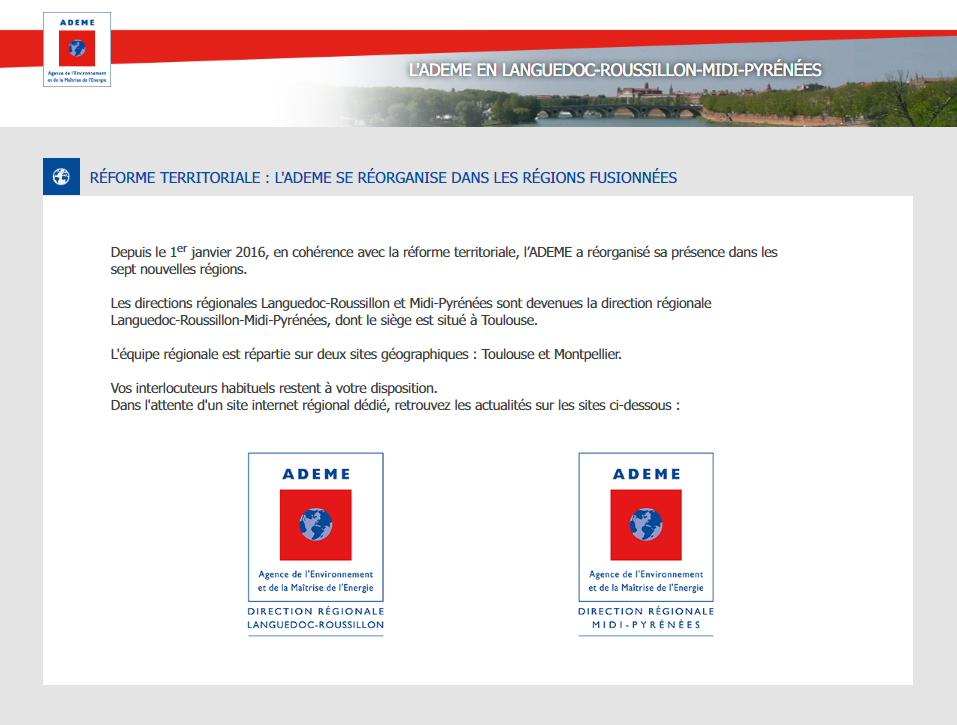 Ademe LRMP 2016